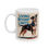 Thumbnail:  Illustration "Living Beyond Limits black dog" Ceramic Mug, (11oz, 15oz)