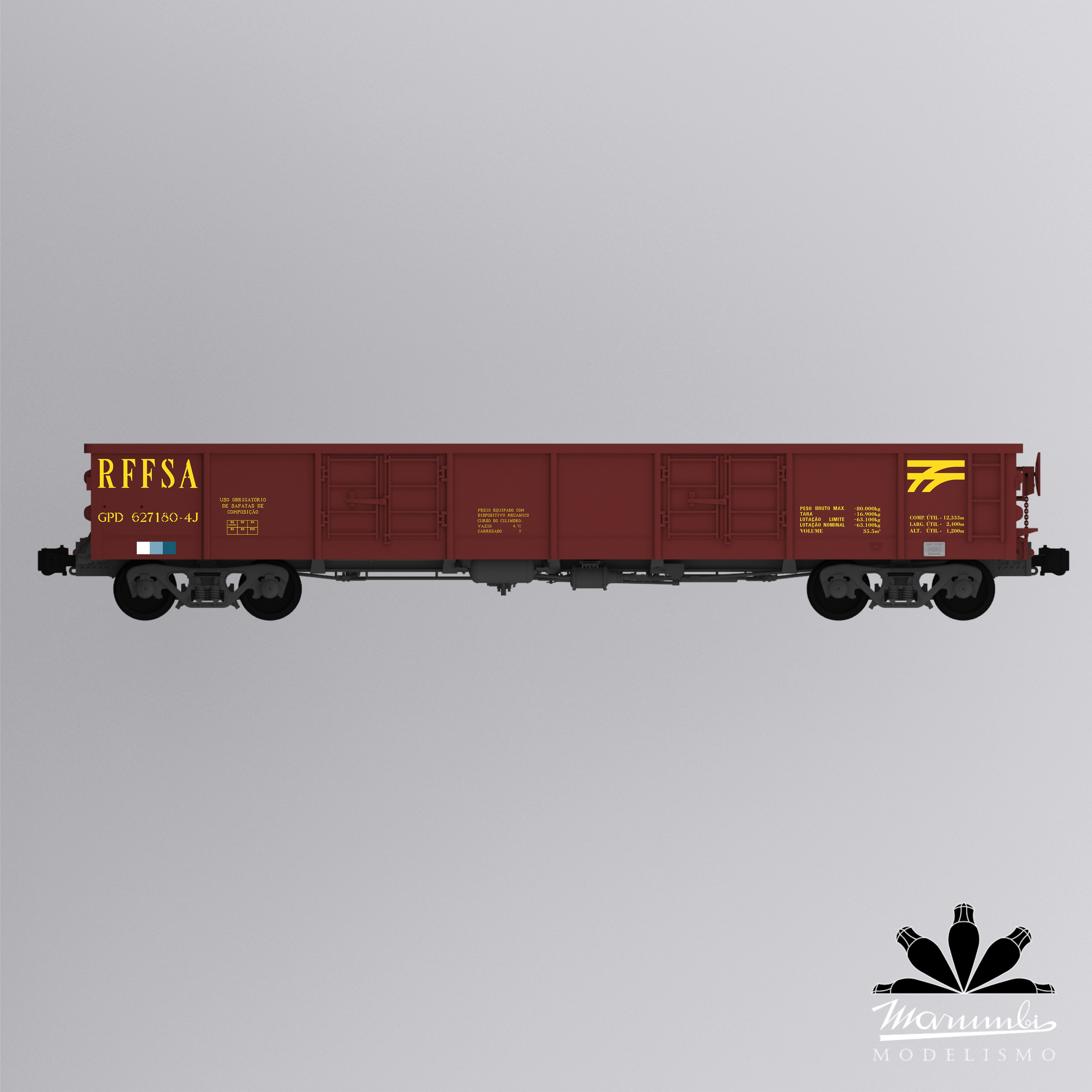 Gôndola GPD 607/627/631/637 Cobrasma