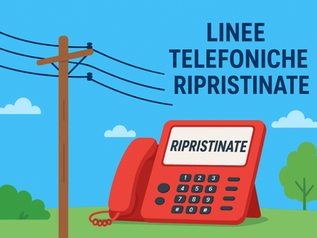 LINEE TELEFONICHE RIPRISTINATE