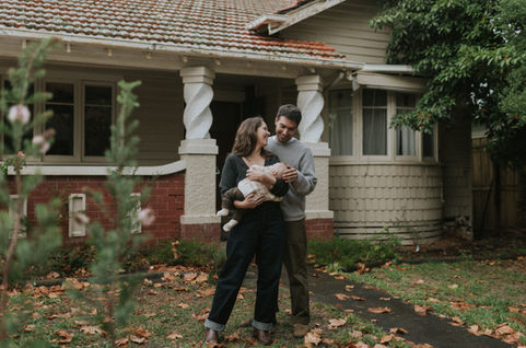 In-home newborn photo and video session in Northcote, Melbourne.