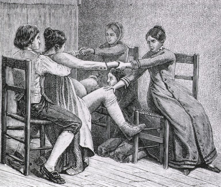 Pioneer Birth Scene 1887