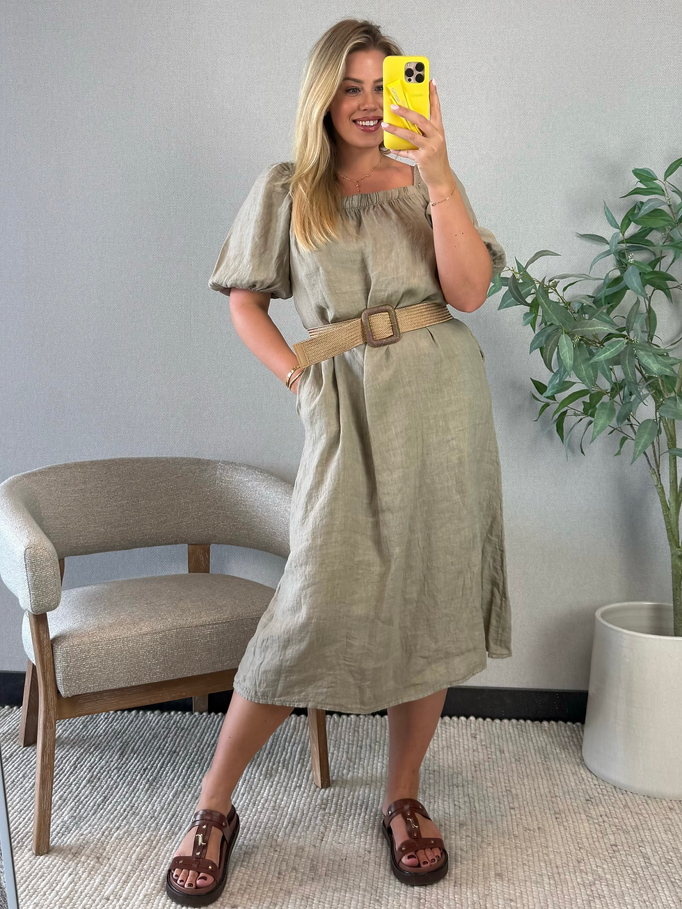 Thumbnail: DJENNA // linnen summer dress