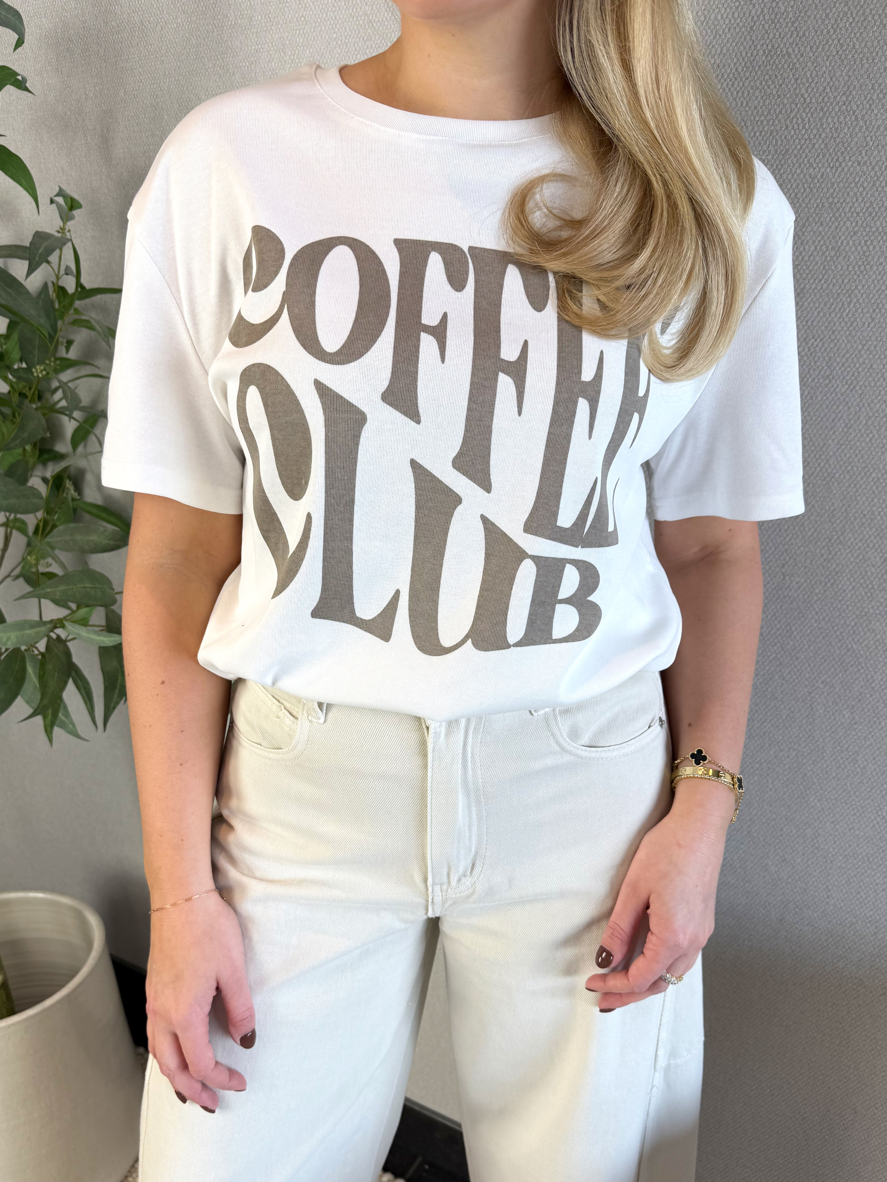 COFFEE CLUB // ambika t-shirt taupe