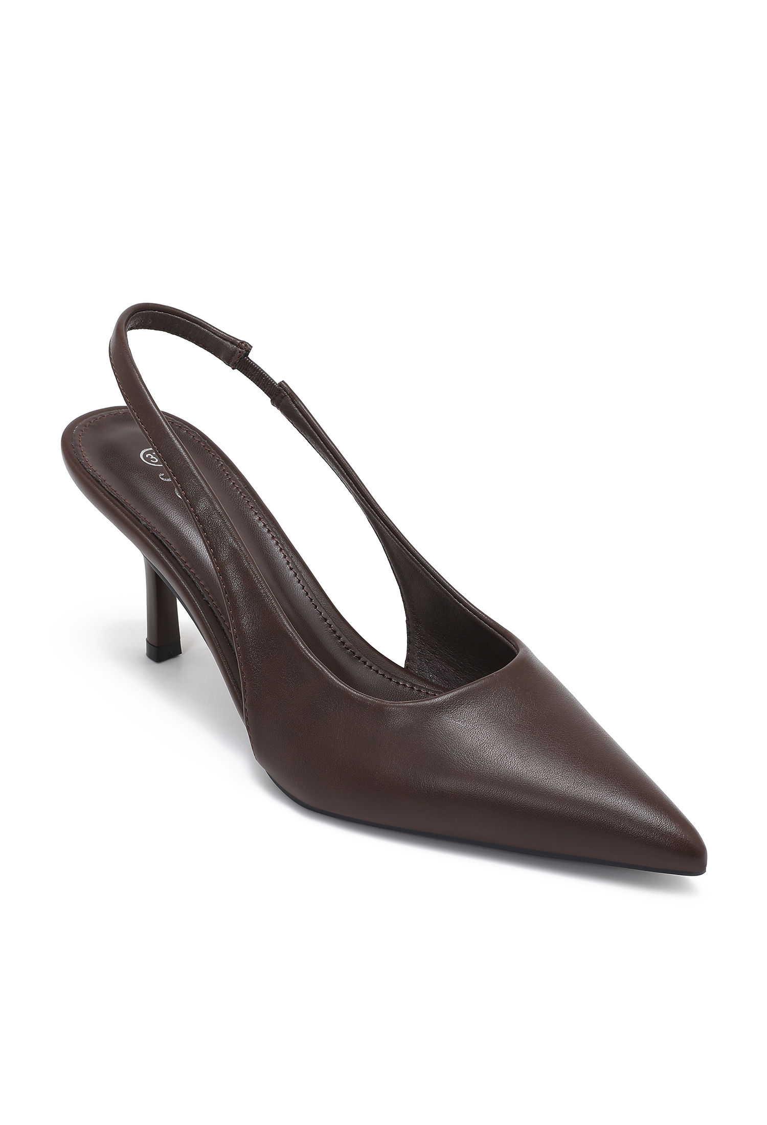 RUTA // slingback heels bruin