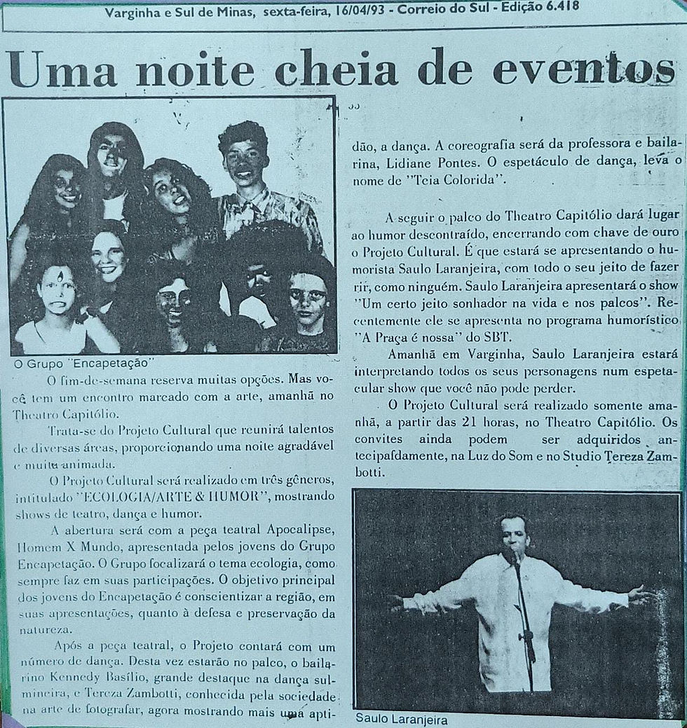 Um noite cheia de eventos