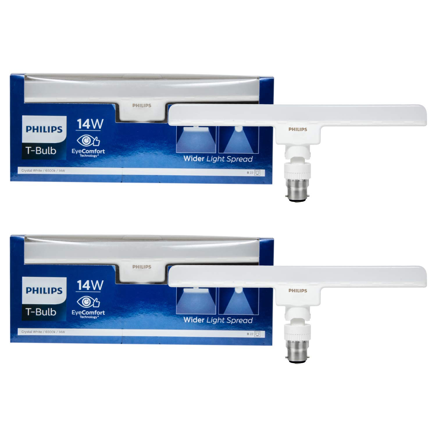 Philips Twin Pack 14W LED T-Bulb