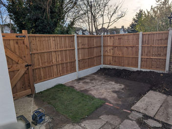 garden fence installation, garden fence, new garden fence, garden fence installer