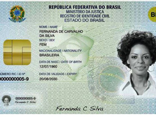 Nova carteira de identidade nacional começa a ser emitida nesta terça-feira (26)