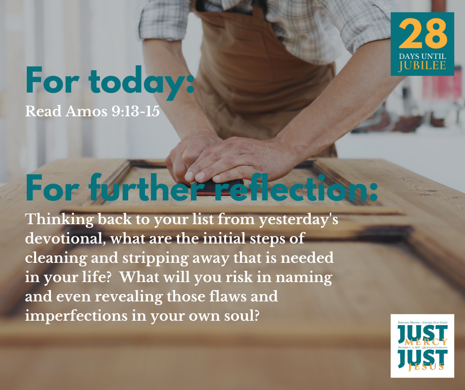 28 Days Until Countdown To Jubilee This book contains the prophecies attributed to the prophet amos; episcopal diocese of the central gulf coast