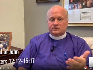 Bishop Russell Reflects on John 12:12-15:17