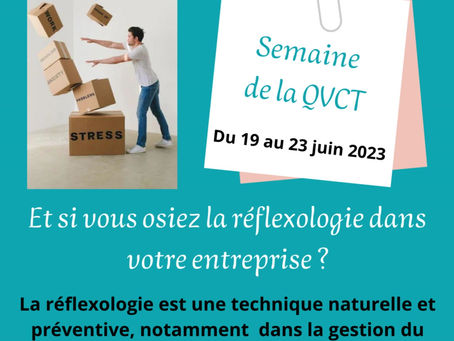 Et si vous osiez la réflexologie en entreprise ?