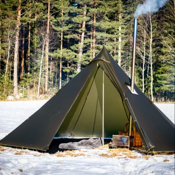 camping woodburner titanium