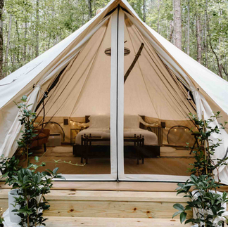 Avalon bell tent permanent glamping