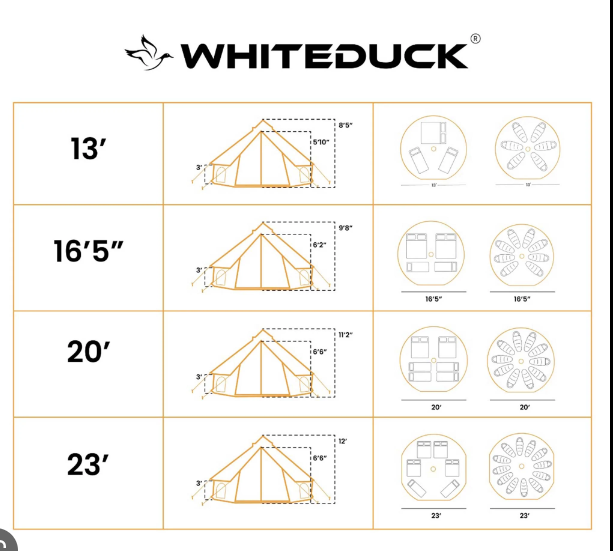 Thumbnail: Whiteduck Avalon Bell Tent (5m)