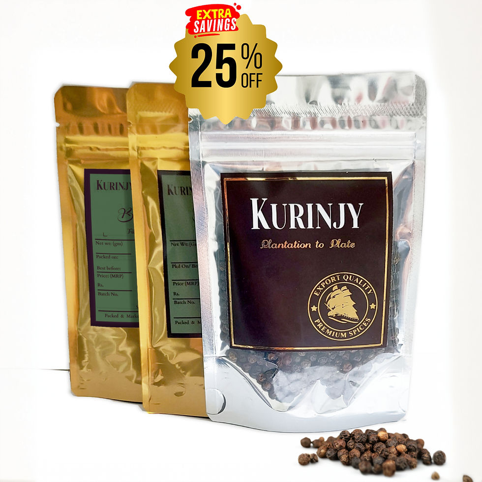 Thumbnail: Kerala black peppercorns GI certified