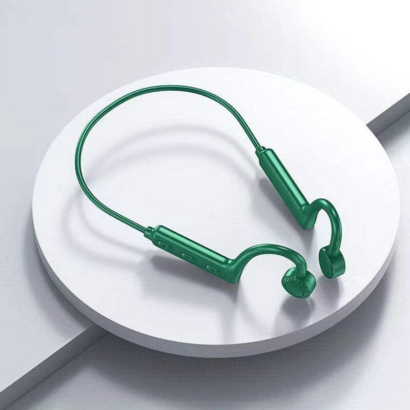 Thumbnail: Bone Conduction Wireless Bluetooth Headphones Sport TWS Bluetooth Neckband Head