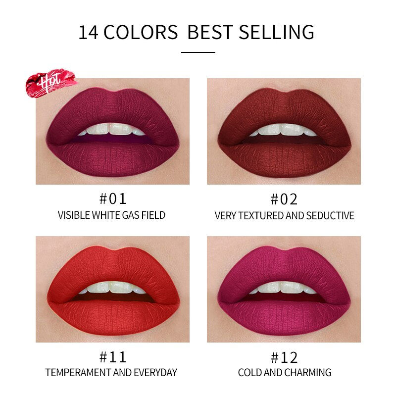 Thumbnail: VIBELY Cigarette Shape Lipstick Matte Waterproof Matt Long-lasting Smoke Tube L