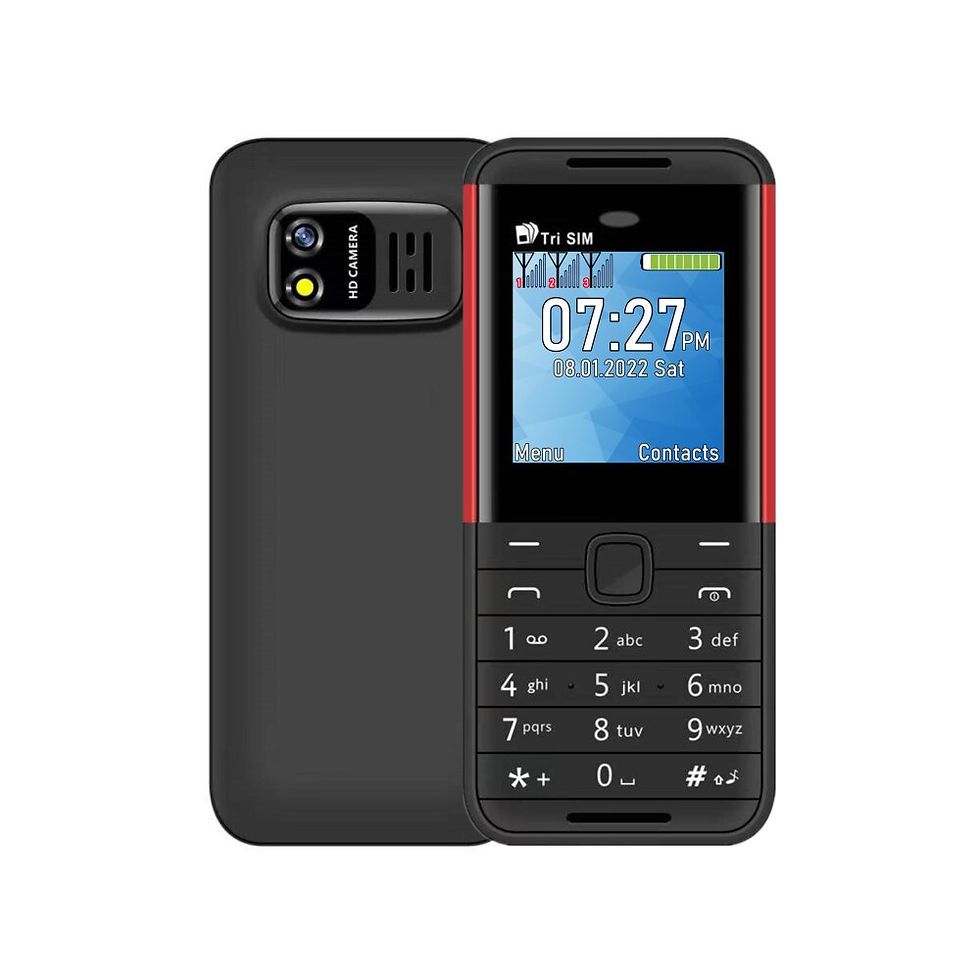 Thumbnail: SERVO 3 SIM Card 3 Standby 1.3" Tiny Screen mini Mobile Phone Auto call recorde
