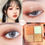 Thumbnail: 4 Colors Glitter Eyeshadow Palette Portable Makeup Highlight Shimmer Eye Shadow