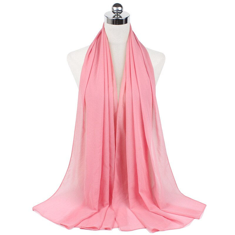 Thumbnail: New Premium Plain Chiffon Scarf Muslim Hijab Instant Shawl Soft Ball Bubble Chi