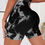 Thumbnail: Seamless Tie Dye Style High Waist Quick Dried Fitness Triple Pants Honey Peach 