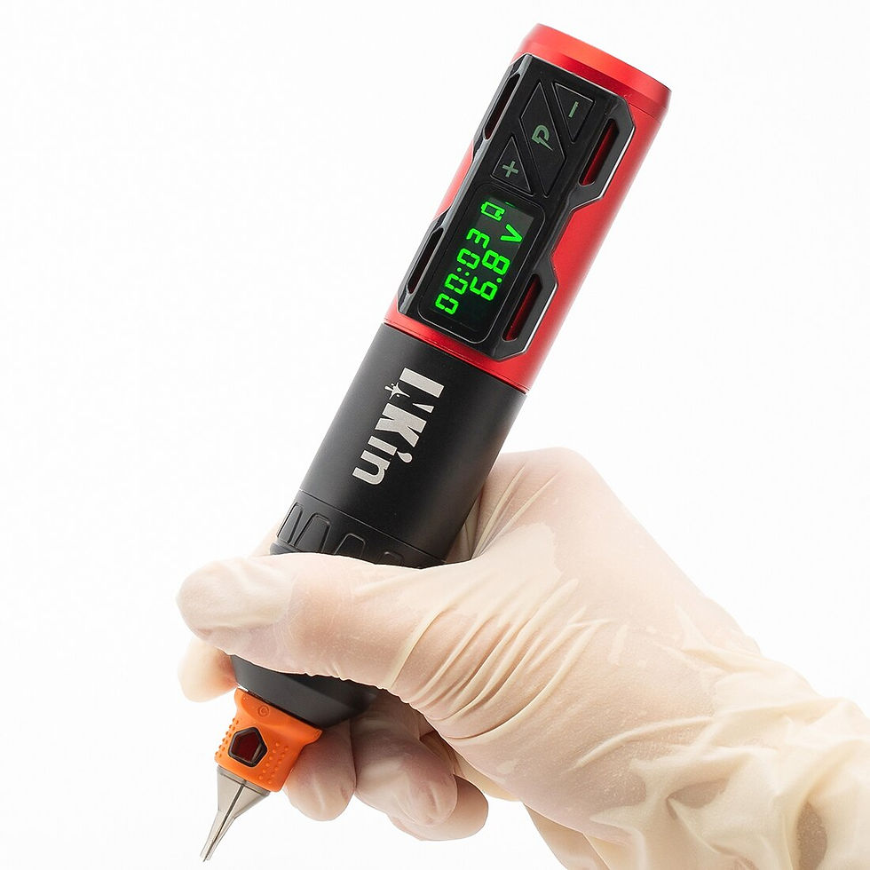 Thumbnail: INKIN Soft Silicone Wrap Tattoo Cartridge Needles Liner Shader Rotary Tattoo Pe