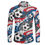 Miniatura: Football Soccer Pattern Leisure Vacation Long-sleeved Brand Casual Shirts For M