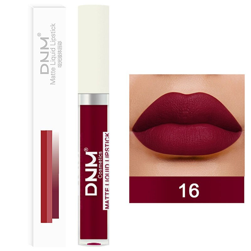 Thumbnail: Matte Velvet Lip Glaze Waterproof Long Lasting Not EasyTo Fade Lip Gloss Silky 