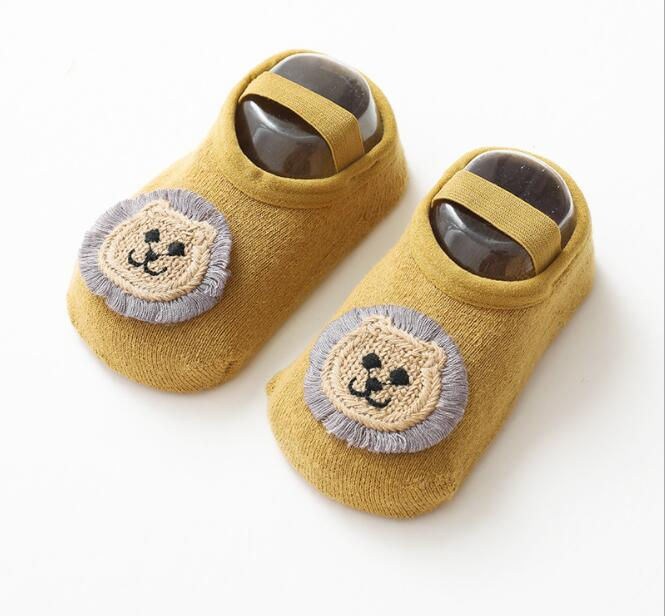 Newborn Cartoon Animal Baby Socks Autumn Winter Soft Cotton Baby Girls Socks I