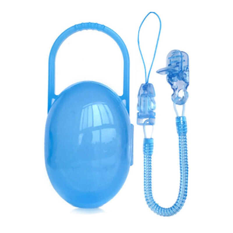 Thumbnail: Newborn Baby Pacifier Box Soother Container Portable Pacifier Holder Dummy Teat