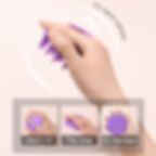 Thumbnail: Scalp Massage Shampoo Brush Silicone Soft Skin Friendly Hair Massager Comb Hair