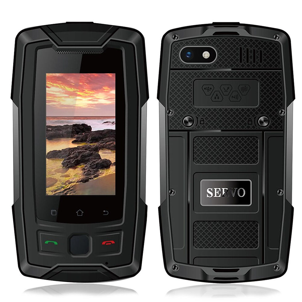 Thumbnail: SERVO X7 Plus 2.45" Small Smartphone LTE 4G IP68 Waterproof RAM 2GB ROM 16GB Fi