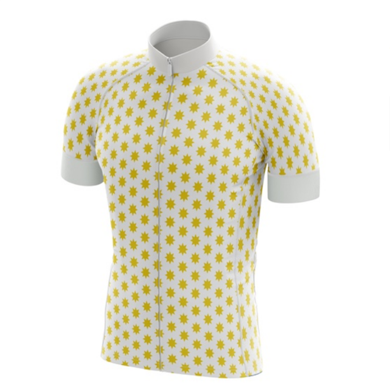 Custom Color Sublimation Printing Zipper Short Sleeves Cycling Bike Jersey With