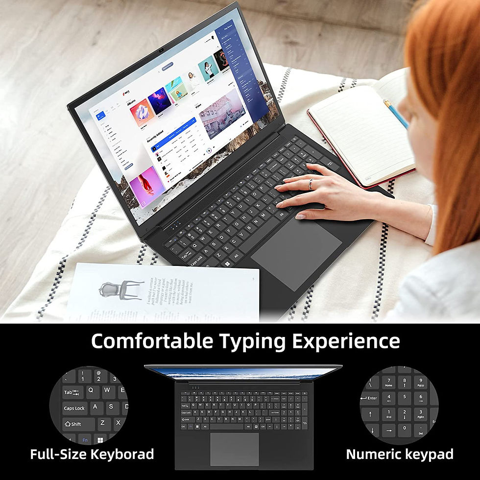 Thumbnail: SGIN 17 in Laptop 8GB DDR4 256GB Rom Laptops with IPS Full HD, Windows 11 Home 