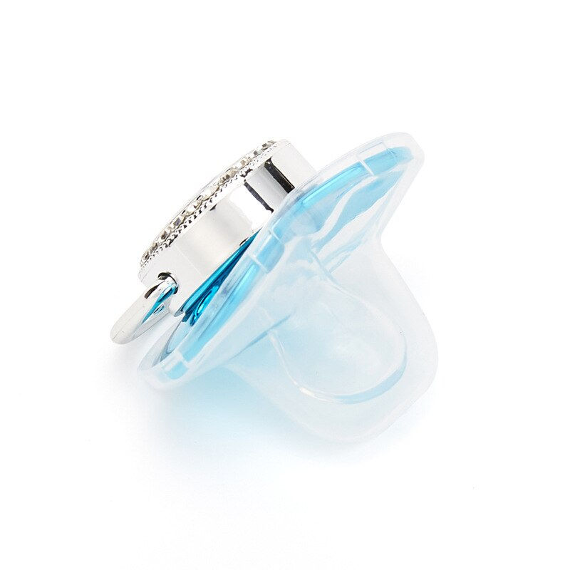 Thumbnail: Baby Pacifier Crown Bear Bling Newborn Pacifier BPA Free Silicone Infant Nipple