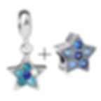 Miniaturbild: 2Pcs/lot Special Offer Light Blue Turtle Fish Charm Beads Fit Original Brand Br