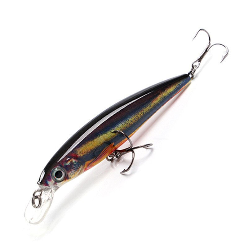 Thumbnail: FTK 12g Floating Swimbait Hard Bait Minnow Fishing Lure 10cm 3D Eye Jerkbait Wo