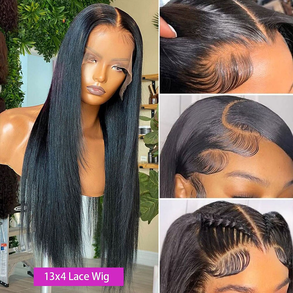 Thumbnail: Straight Lace Front Human Hair 4x4 5x5 Lace Closure Wig 13x6 13x4 Hd Lace Front