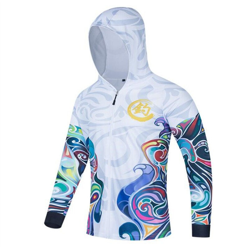 Thumbnail: Anti-UV Long Sleeve Fishing Jersey Professional Breathable Quick Dry Fishing Ho
