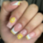 Thumbnail: 24pcs Simple Style Nail Art Colorful Lines Fake Nails In Shape Of Water Drop Pr