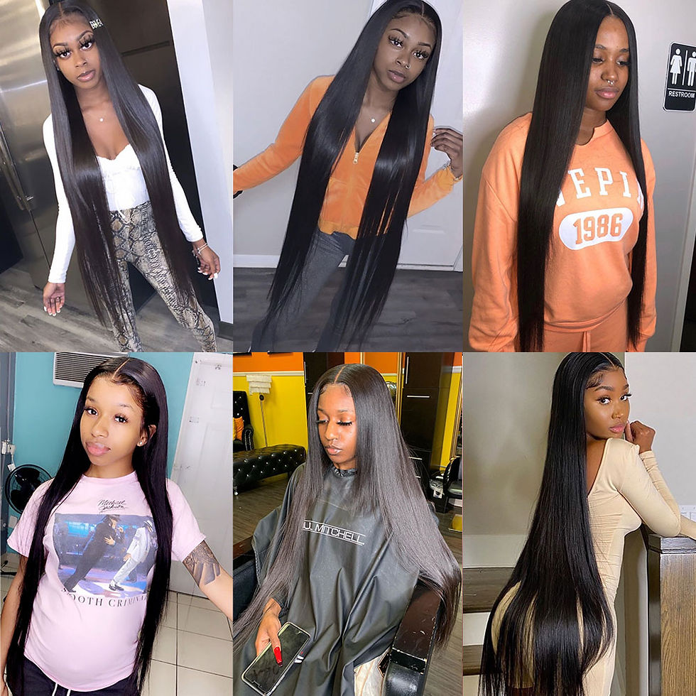 Thumbnail: 13x4 Lace Frontal Human Hair Wigs Bone Straight Lace Front Wigs 13x6 Hd Transpa