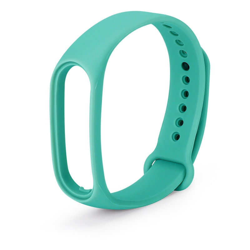 Thumbnail: Watchbands for Xiaomi Mi Band 7 bracelet silicone wrist Miband 5 6 NFC Replacem