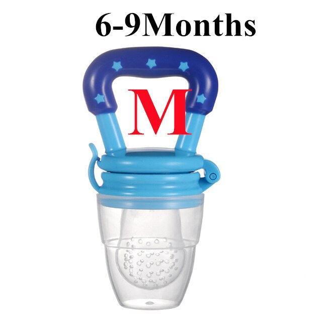 Thumbnail: Newborn Baby Fresh Food Fruit Feeder Silicone Teether Trainning To Eat Fruit Gr