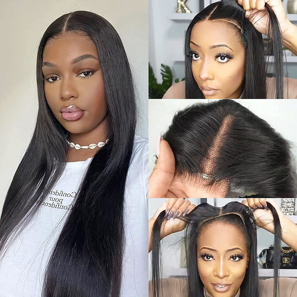 Lace Front Wigs Wear And Go Glueless Straight 4x4 Lace Front Wig For Beginners