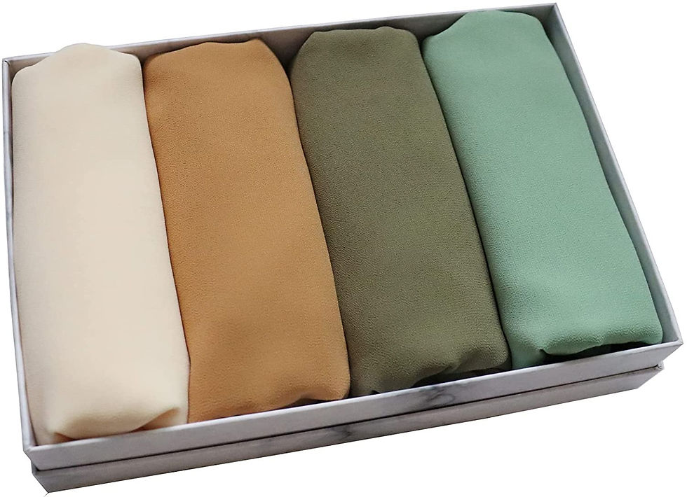 Thumbnail: New Premium Plain Chiffon Scarf Muslim Hijab Instant Shawl Soft Ball Bubble Chi