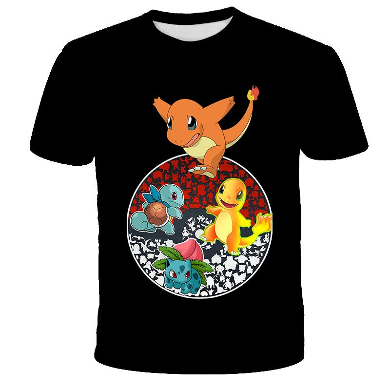 Thumbnail: Kids Boys Girls Fashion T-shirt Oversized Tops T Shirts Summer Children Casual 