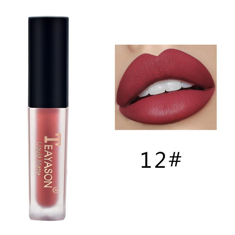 Thumbnail: Matte Lipstick Nude Lip Glaze Makeup Matte Lip Glaze Lip Gloss Moisturizing Lip