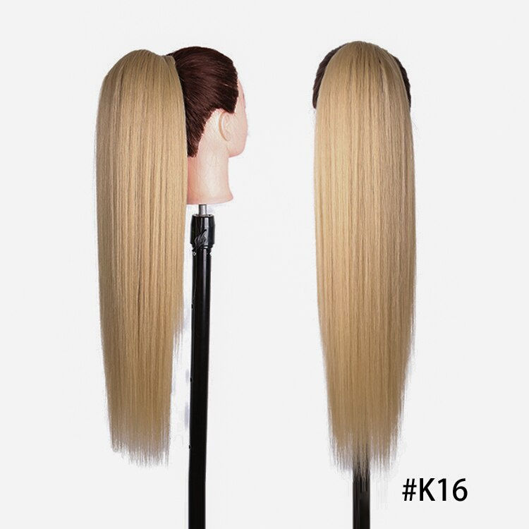 Thumbnail: JULIANNA Synthetic Long Body Wavy Drawstring Ponytail for Women Synthetic Wave 
