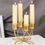 Thumbnail: Nordic Minimalist Iron Candlestick Decorations, Creative Restaurant Candlelight
