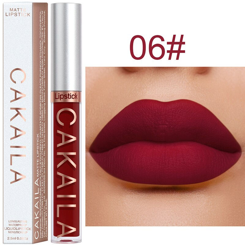 Thumbnail: 18 Colors Velvet Matte Lipstick Waterproof Long Lasting Red Lip Matte Lipstick 